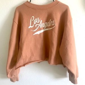 Women’s Crewneck Los Angeles Cropped Sweatshirt